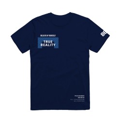 Polo Exchange Kaos Simpel Distro Keren Spandex Pria "True Reality" Terlaris