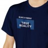 Polo Exchange Kaos Simpel Distro Keren Spandex Pria "True Reality" Terlaris