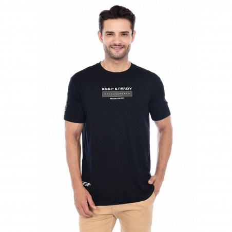 Polo Exchange - Printed Short Sleeve T-shirt "Keep Steady"