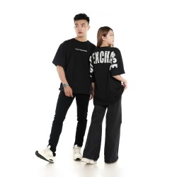 Polo Exchange Kaos Oversize unisex bahan Katun combed kode 10071