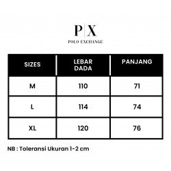 Polo Exchange Kaos Oversize unisex bahan Katun combed kode 10071