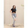 Polo Exchange Crop Top Plain Spandex