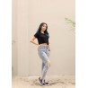 Polo Exchange Crop Top Plain Spandex