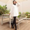 Atasan Wanita Muslim Tunik Mirah Lengan Panjang Busui Bahan Crinkle