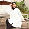 Atasan Wanita Muslim Tunik Mirah Lengan Panjang Busui Bahan Crinkle