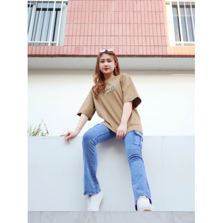 Kaos Oversize Pria Baju Atasan Wanita Jumbo T shirt Pasangan Couple Cowok Cewek Distro
