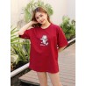 Baju Kaos Oversize Pria Wanita Distro Aesthetic Korean Style Big Size Branded Premium Print Simple Bear Lucu