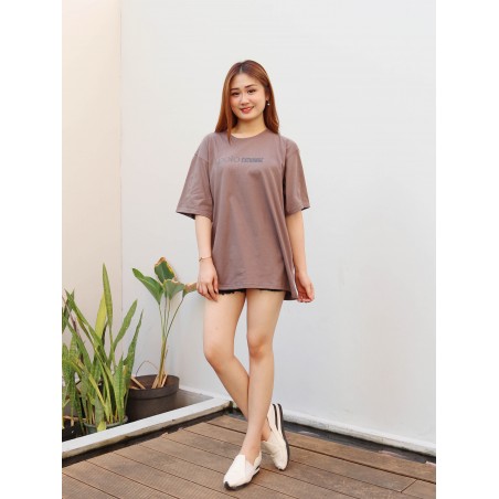 Baju Kaos Distro Oversize Wanita Pria Never Fear The Unknown Premium Style Korea Estetik Big Size Jumbo Polo Exchange Branded