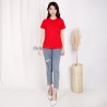 Latest Women's Adult T-Shirt 2023, Short Sleeve Slimfit Plain Cotton Combed 30s by Polo Exchange