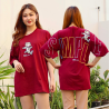 Baju Kaos Oversize Pria Wanita Distro Aesthetic Korean Style Big Size Branded Premium Print Simple Bear Lucu