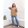 Baju Kaos Oversize Pria Wanita Distro Aesthetic Korean Style Big Size Branded Premium Print Simple Bear Lucu