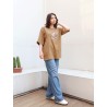 Baju Kaos Oversize Pria Wanita Distro Aesthetic Korean Style Big Size Branded Premium Print Simple Bear Lucu