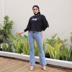 Kaos Oversize crop Top...