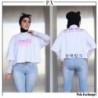 Kaos Oversize crop Top wanita Dewasa Terbaru 2023,Tshirt Atasan Oversize cewek Hijab Lengan Pendek Kekinian Style Korea