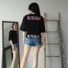 Kaos Oversize crop Top wanita Dewasa Terbaru 2023,Tshirt Atasan Oversize cewek Hijab Lengan Pendek Kekinian Style Korea
