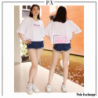 Kaos Oversize crop Top wanita Dewasa Terbaru 2023,Tshirt Atasan Oversize cewek Hijab Lengan Pendek Kekinian Style Korea