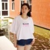 Kaos Oversize crop Top wanita Dewasa Terbaru 2023,Tshirt Atasan Oversize cewek Hijab Lengan Pendek Kekinian Style Korea