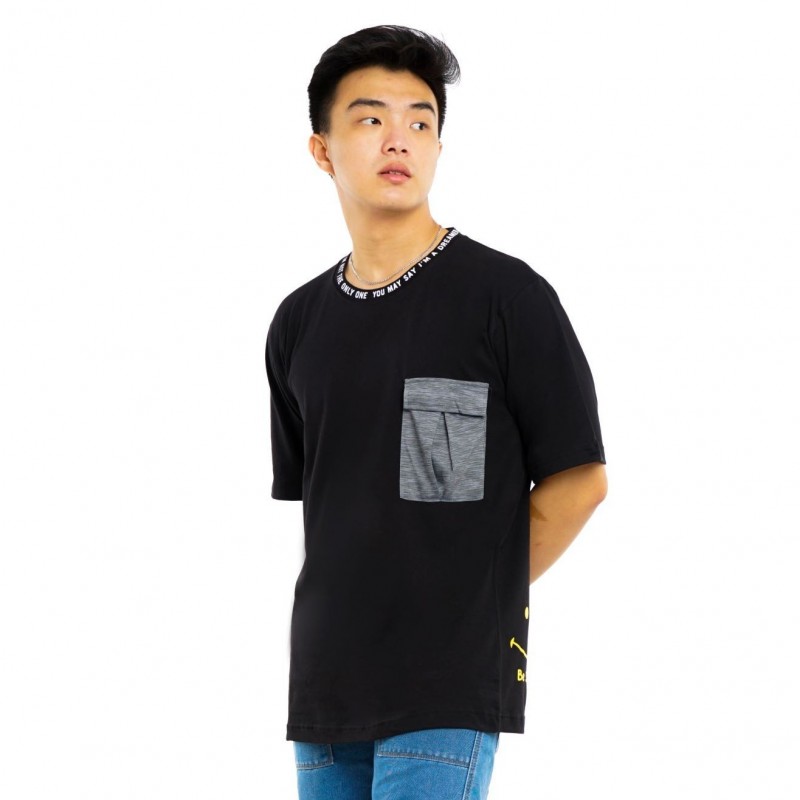 Latest Couple Polo Exchange Pocket Oversized Unisex Jumbo Tee T-shirt, Premium Material, Cool, Soft