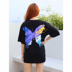Baju Kaos Wanita terbaru 2023 Premium Distro Butterfly Oversize Lengan Pendek Katun combed 24's
