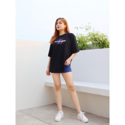 Baju Kaos Wanita terbaru 2023 Premium Distro Butterfly Oversize Lengan Pendek Katun combed 24's