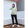 Baju Kaos Wanita Slimfit Spandex Elegan Trendy & Stylish Lengan Pendek & Panjang