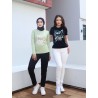Baju Kaos Wanita Slimfit Spandex Elegan Trendy & Stylish Lengan Pendek & Panjang