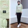 Baju Kaos Wanita Slimfit Spandex Elegan Trendy & Stylish Lengan Pendek & Panjang