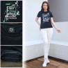 Baju Kaos Wanita Slimfit Spandex Elegan Trendy & Stylish Lengan Pendek & Panjang