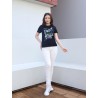 Baju Kaos Wanita Slimfit Spandex Elegan Trendy & Stylish Lengan Pendek & Panjang
