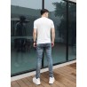 Kaos Pas Body Fit Pria Spandex Premium Tampil Stylish Gaya Aktif Motif Eksklusif Point Eight - 10109