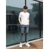 Kaos Pas Body Fit Pria Spandex Premium Tampil Stylish Gaya Aktif Motif Eksklusif Point Eight - 10109
