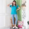 Point8 Kaos Polos Wanita/ V Neck/ Slimfit/ lengan Pendek/ Combed 30'S